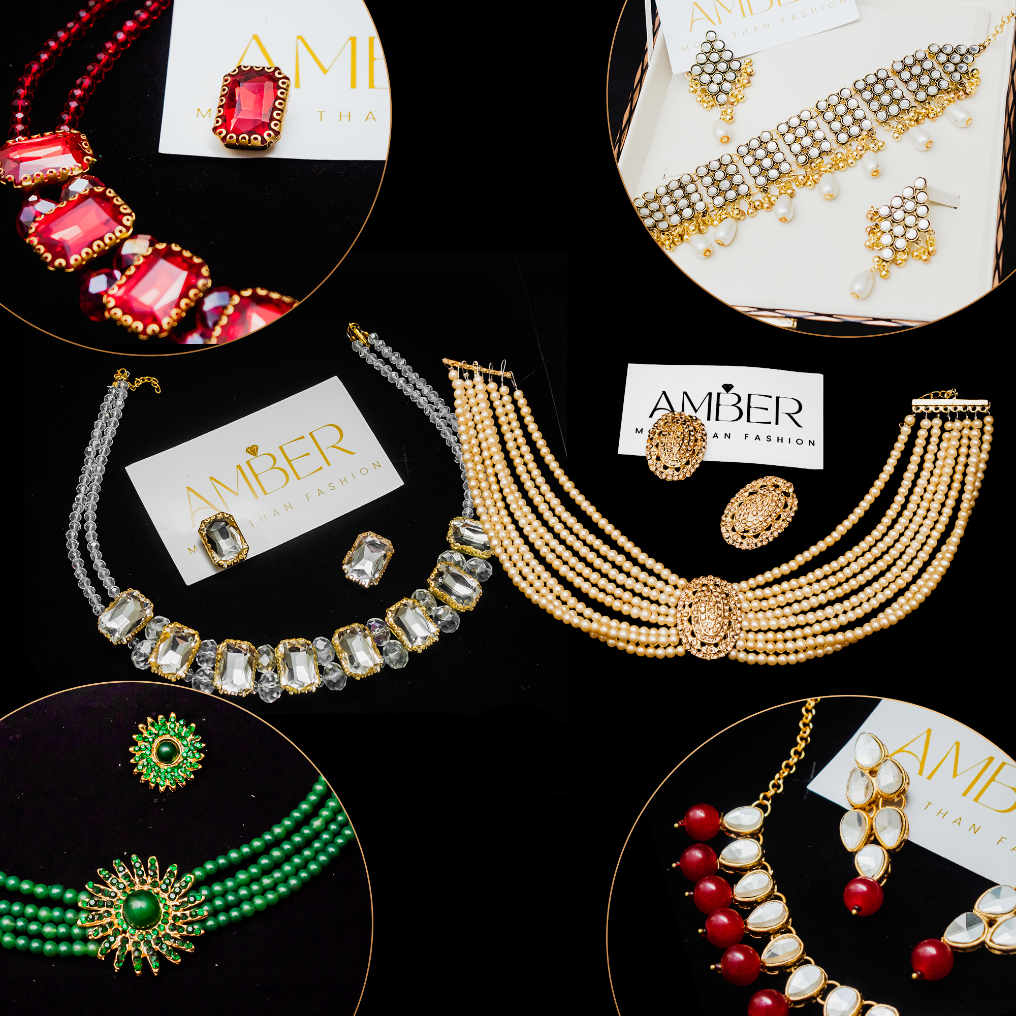 Amber 2025 jewellery set