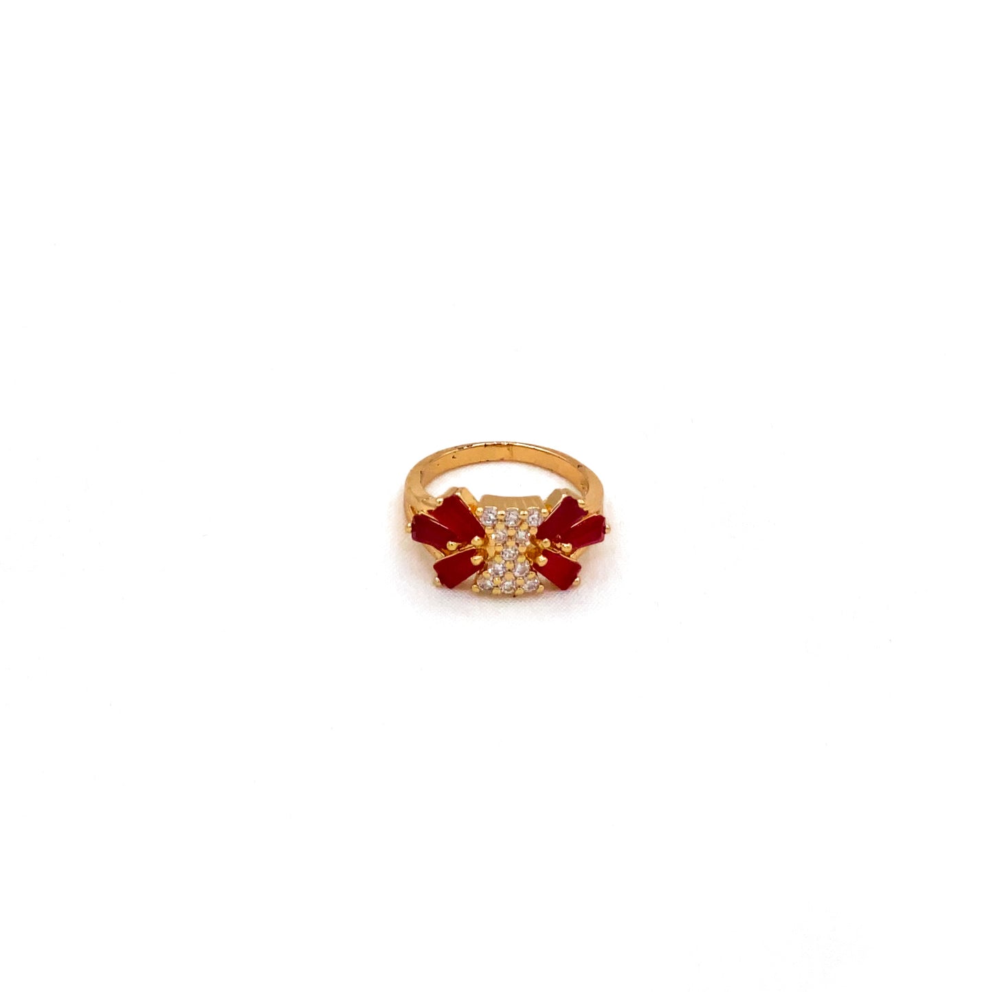 Garnet Zircon Ring