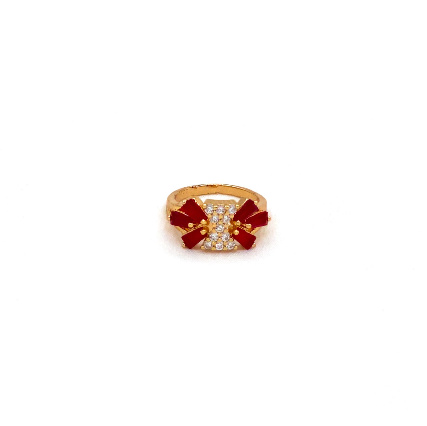 Garnet Zircon Ring