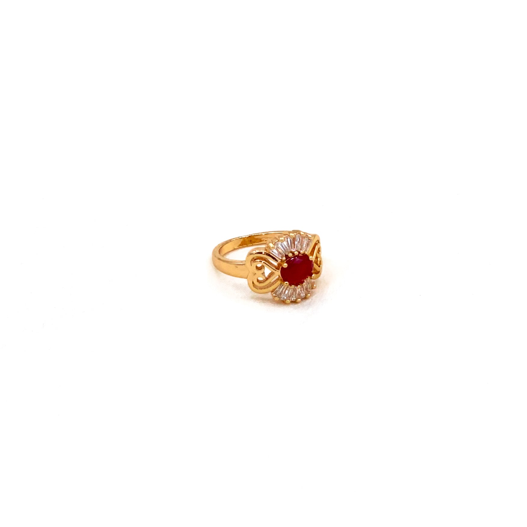 Crimson Red Rings Crimson Stone Ring – Amber
