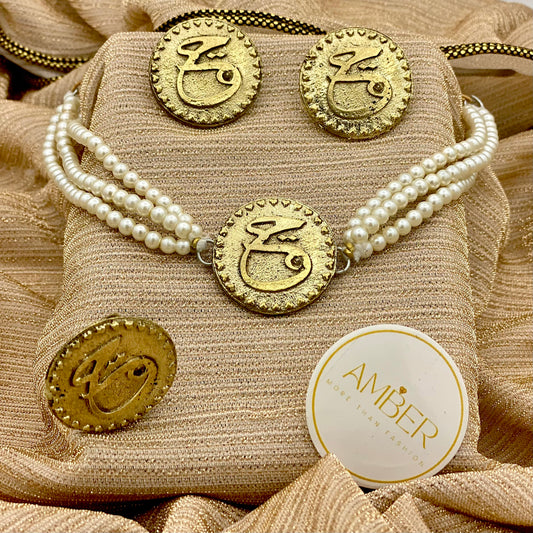 Ethnic Coin Necklace Set