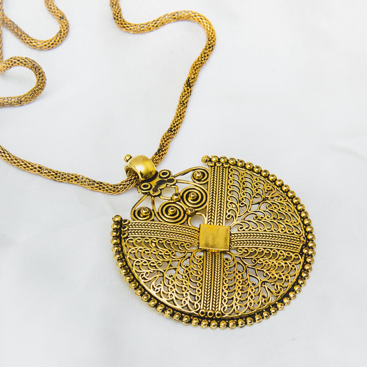 Brass Mandala Pendant