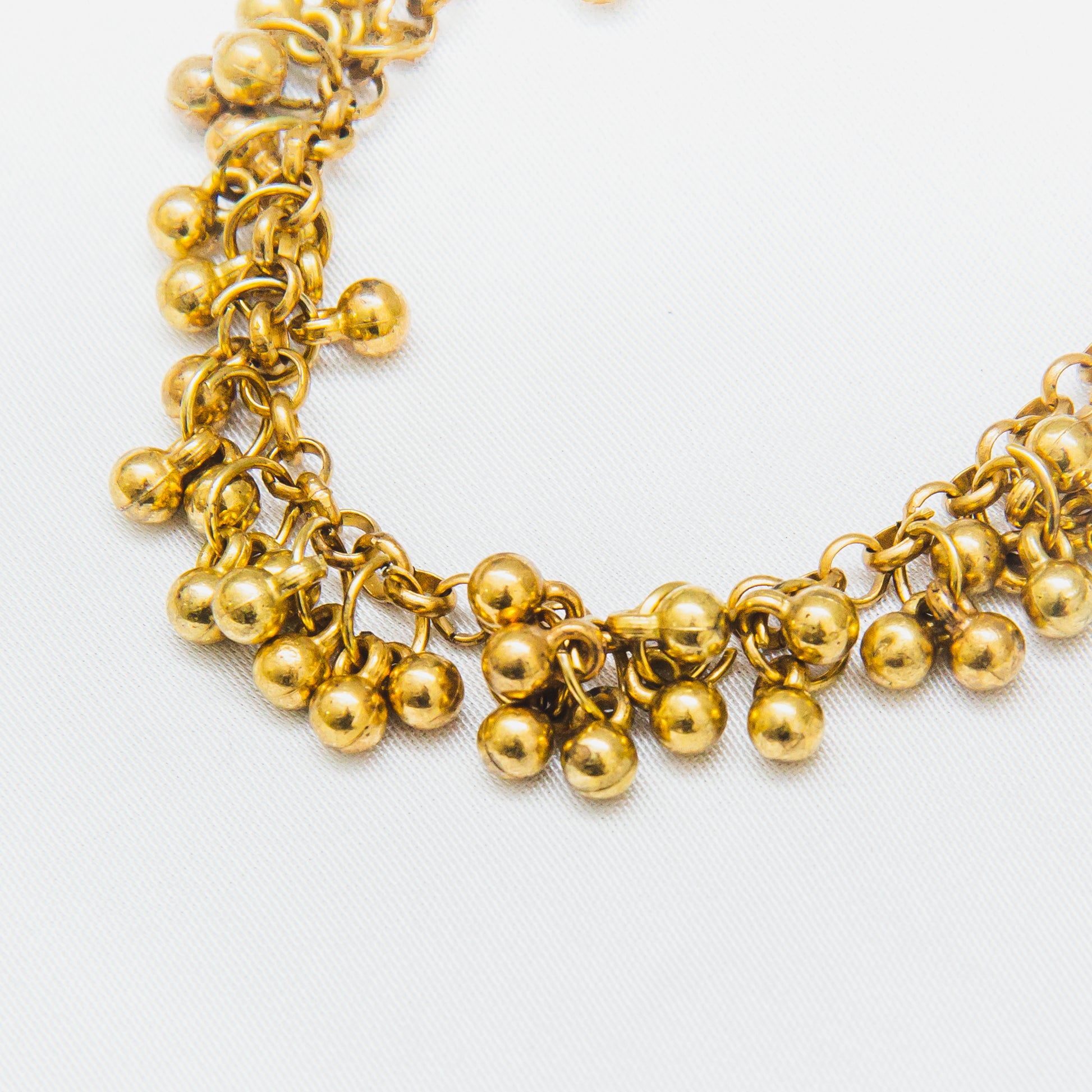 Antique Anklet Pair - Gold – Amber